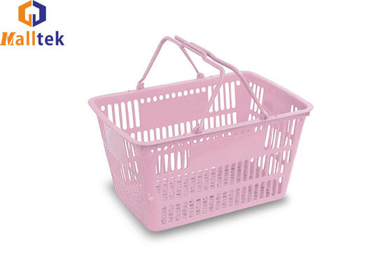 Versatile Folded Grasps Grocery Hand Basket For Hypermarket