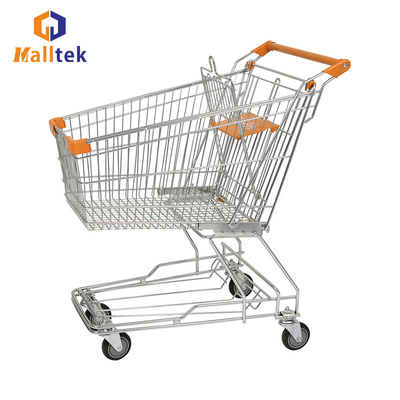 100L Stable Asian Supermarket Shopping Trolley For Convenience Store