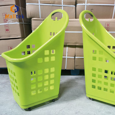 60 And 70L Supermarket Customized Large Volume Durable Shopping Trolley Basket For Supermarket