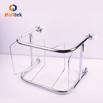 4-Wheel Shopping Basket Holder with 2-Inch Casters