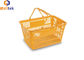 OEM HDPP Plastic Grocery Hand Basket With Two Handles