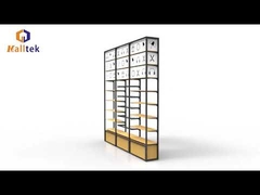 Косметический бутик Деревянные витрины Напольная стойка