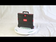 Ручная складная супермаркетовая тележка с пластиковым PVC колесом